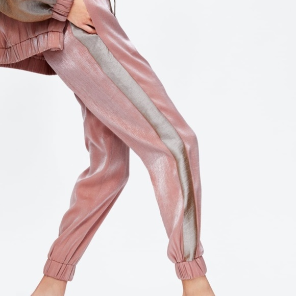 zara satin jogging jacket